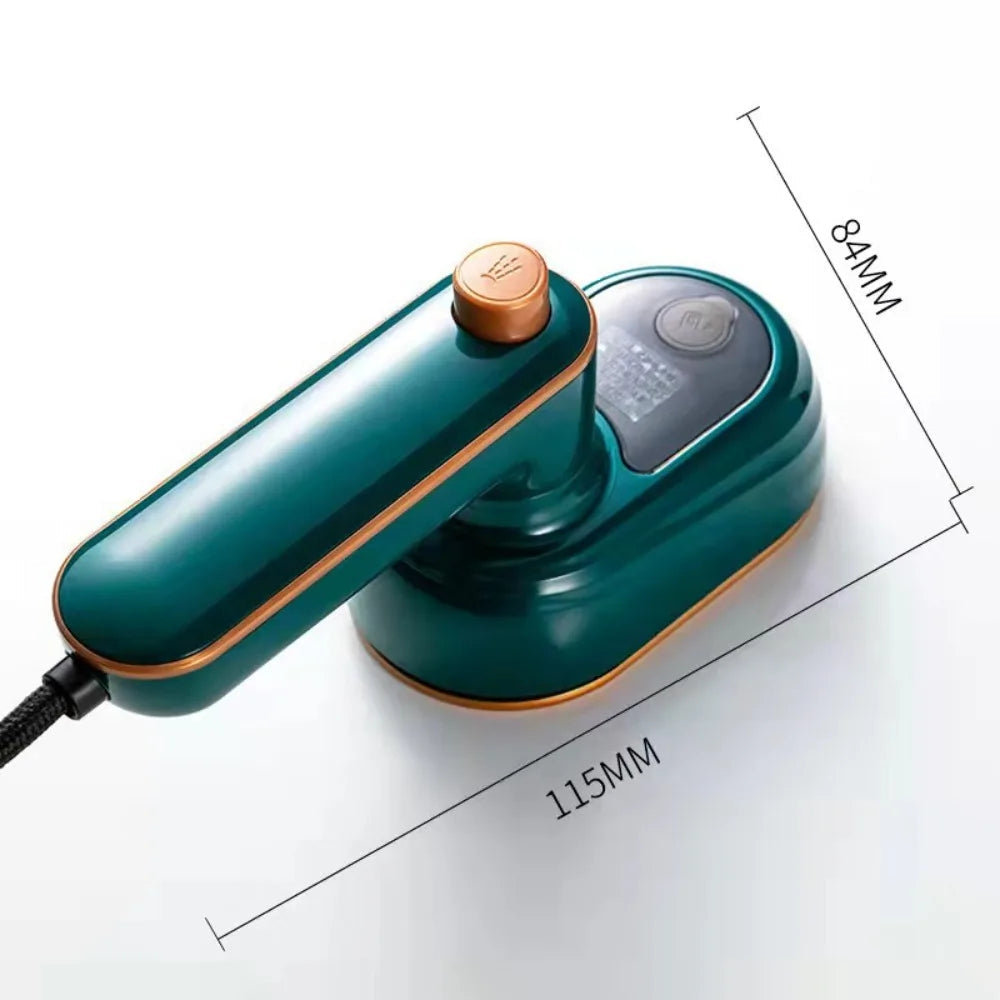 Mini Rotating Steam Iron – Portable Wet & Dry Handheld Garment Steamer.