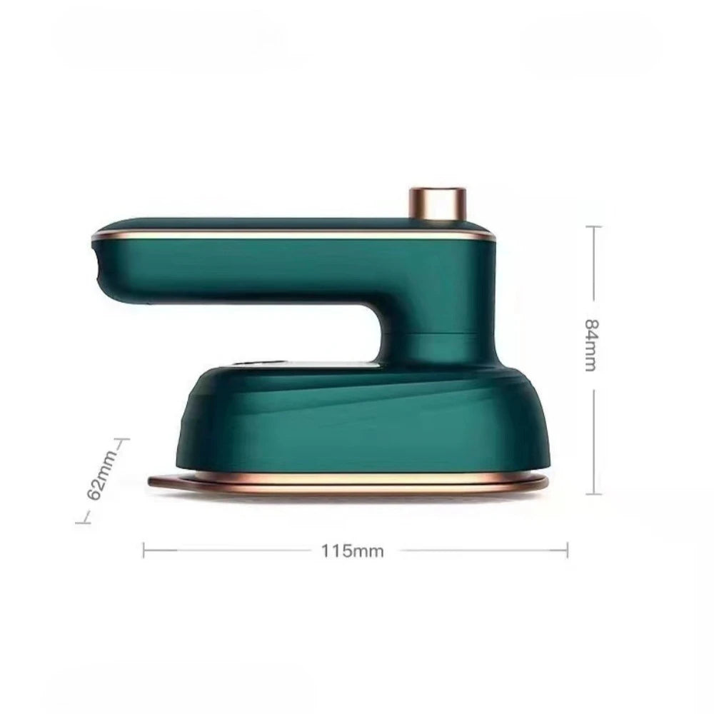 Mini Rotating Steam Iron – Portable Wet & Dry Handheld Garment Steamer.