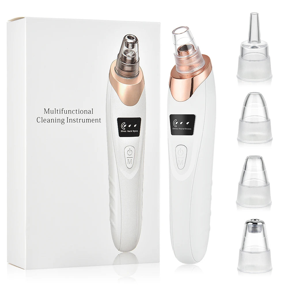 5-in-1 Rechargeable Blackhead Remover & Pore Cleaner Vacuum