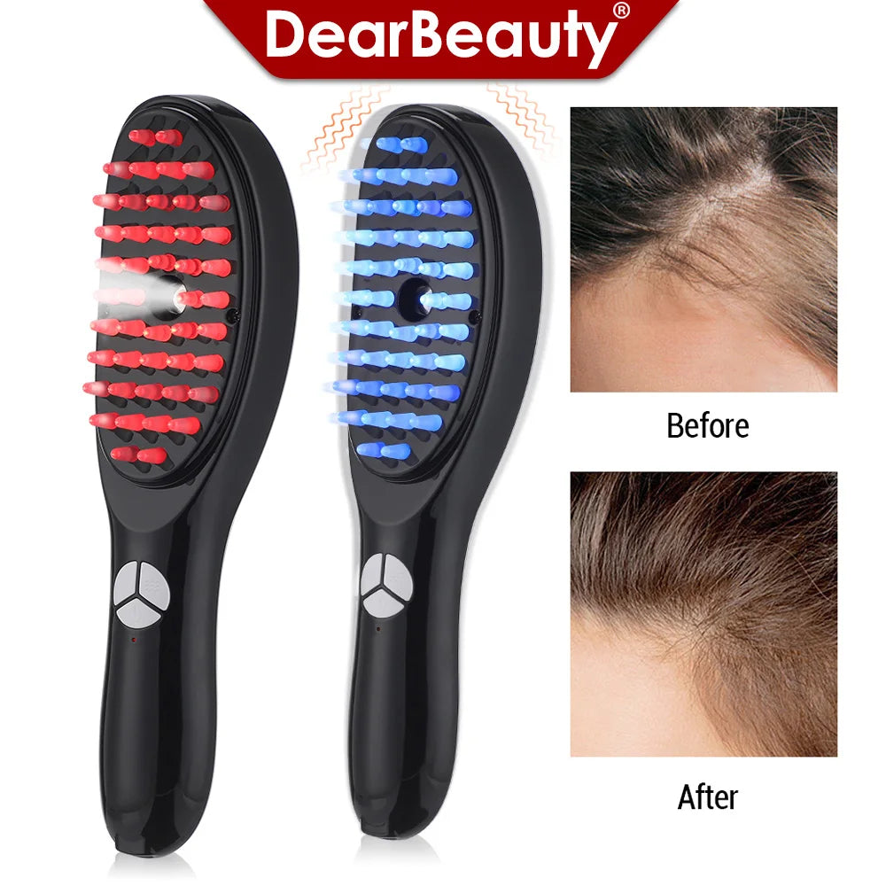 Steam Vibration Hair Growth Brush – Scalp Massager & Nourishing Hair Comb