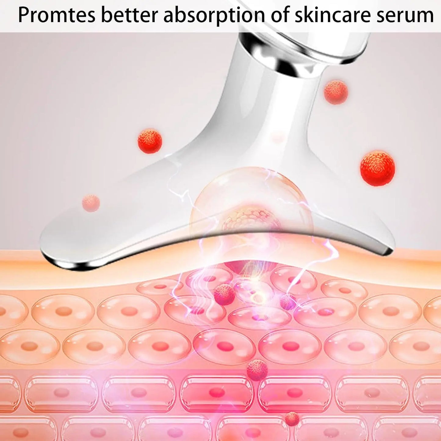 3-in-1 Microcurrent Neck & Face Massager with LED Light