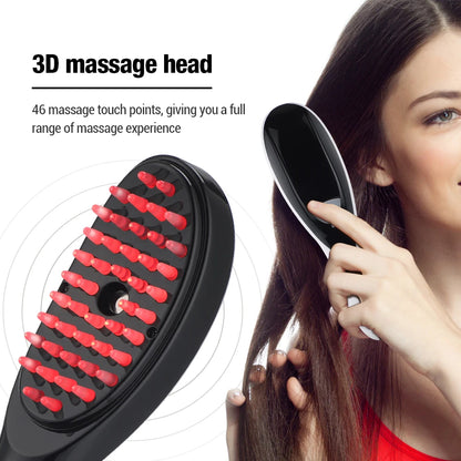 Steam Vibration Hair Growth Brush – Scalp Massager & Nourishing Hair Comb
