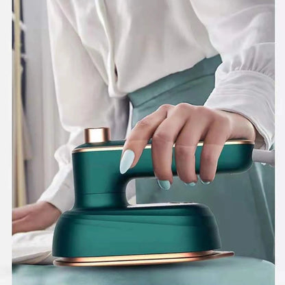 Mini Rotating Steam Iron – Portable Wet & Dry Handheld Garment Steamer.