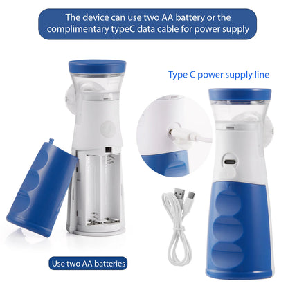Portable Rechargeable Nebulizer Machine – Silent Handheld Mesh Nebulizer for Kids