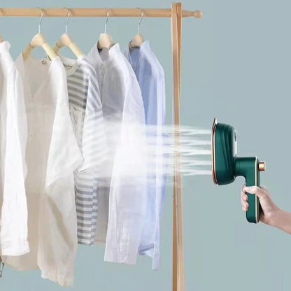 Mini Rotating Steam Iron – Portable Wet & Dry Handheld Garment Steamer.