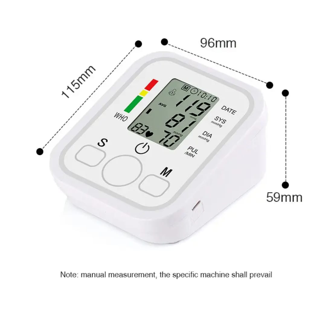 Digital Blood Pressure Monitor – Automatic Upper Arm BP & Heart Rate Monitor