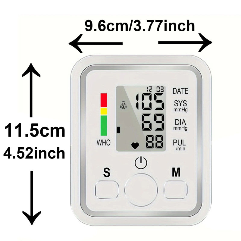 Digital Blood Pressure Monitor – Automatic Upper Arm BP & Heart Rate Monitor