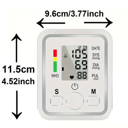 Digital Blood Pressure Monitor – Automatic Upper Arm BP & Heart Rate Monitor